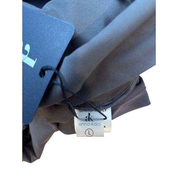 Women’s High Waist Wide Leg Pants With Pleat Front Detail Size Large! Gray! NEW - Picture 5 of 6